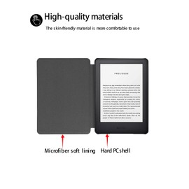 Case for 7 inch All-New Kindle Paperwhite 12th Generation 2024 and Kindle Colorsoft Signature Edition，BOVUGAC Slim Lightweight PU Leather Auto Sleep/Wake,Drop-Resistant,Anti-Scratch(Brown)