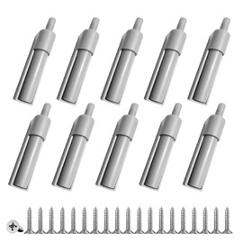 Door Damper Cabinet Soft Close Retrofit Cabinet Door Damper Assembly Push to Open Door Damper for Cabinet Doors Pressure Door Soft Close Retrofit Back, Drawer, Cupboard Door, Door Damper Pack of 10