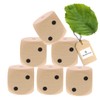 5 x Hofmeister® Wooden Dice, 4 x 4 cm, for
