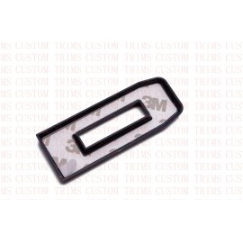 Auto Overlay Matte BLACK 2019+ GMC SIERRA 2500HD 3500HD EMBLEM Door