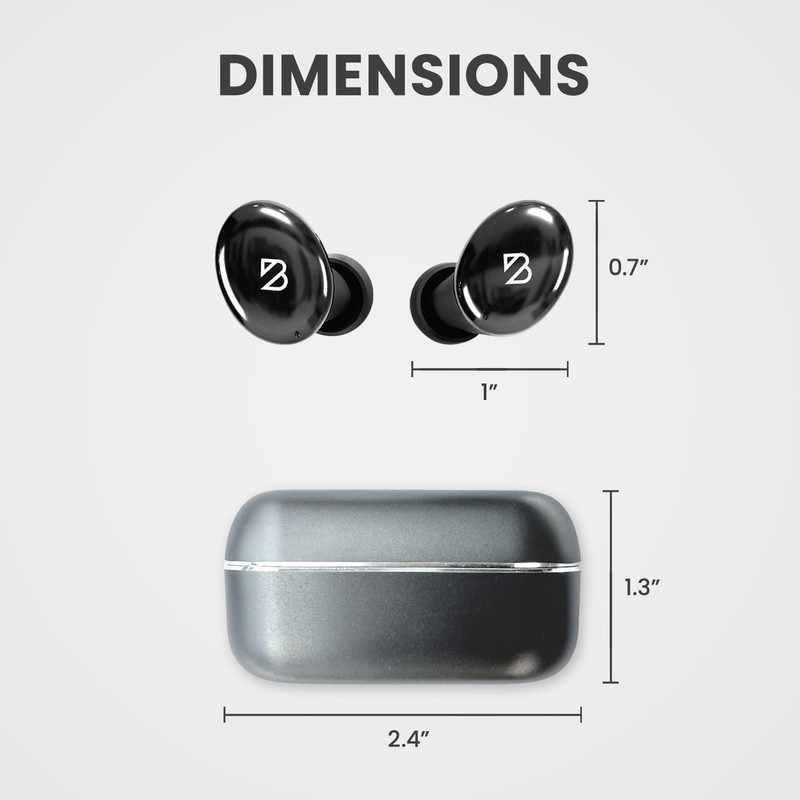 Back Bay Audio Tempo 30 Wireless Earbuds for Small Ears