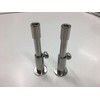 TMC 2 x Stainless Steel Stage stands with locking nuts,