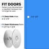 MILYARD 2 Pcs 2-5/8" Diameter Door Hole Cover Plate, Round