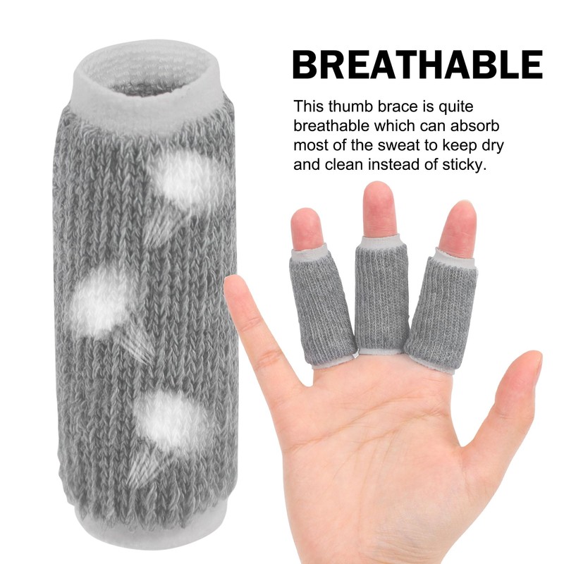 sourcing map 10pcs Finger Protectors Splints, Compression Finger Sleeves Thumb