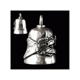 US Airforce (Plane) Gremlin Bell guardian biker harley motorcycle good luck charm