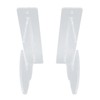 2PCS Skateboard Wall Mount Display Rack Acrylic Skateboard Wall Hanger