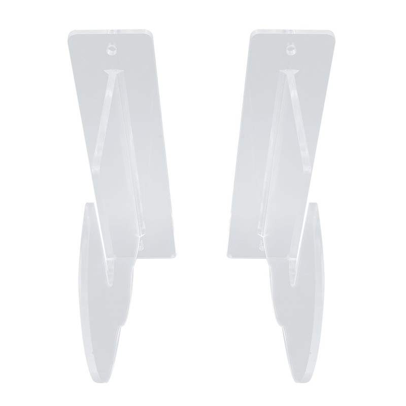 2PCS Skateboard Wall Mount Display Rack Acrylic Skateboard Wall Hanger
