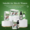 Natural Black Hair color Shampoo BIOGREEN ROOTS Ammonia-Free Herbal Hair