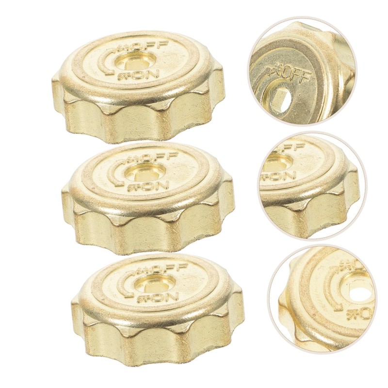 Operitacx 4pcs Gas Stove Control Knobs Replacement for Cooktop Durable