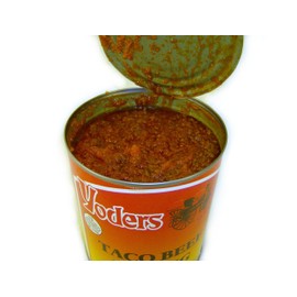 Yoders Taco Beef Filling – 28 oz Can, Pack of 1 | Fully Cooked Ground Beef, Heat & Serve | Shelf-Stable Protein for Quick Meals, Tacos, Camping, Emergency Preparedness, Survival Food & Long-Term Pantry Storage