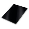 Aluminium Composite Panel, Black, Weatherproof Aluminium Sign, for Model Making,