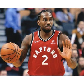 KAWHI LEONARD TORONTO RAPTORS 8X10 SPORTS ACTION PHOTO (NN-2)