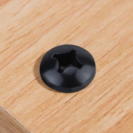 Glvaner #10-32 x 1 inch Stainless Steel Pan Phillips Drive Machine Screws, Black Coated, 304 Stainless Steel 18-8, Round Head, 50 pcs