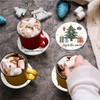 Whaline Christmas Coasters Set of 4 Nutcracker Drink Coasters Xmas