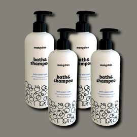 Mongdies Bath & Shampoo 400ml 4pcs / 몽디에스 바스 앤드 샴푸 400ml 4개