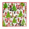 Caspari Caroling Pets Paper Luncheon Napkins - 20 Per Package