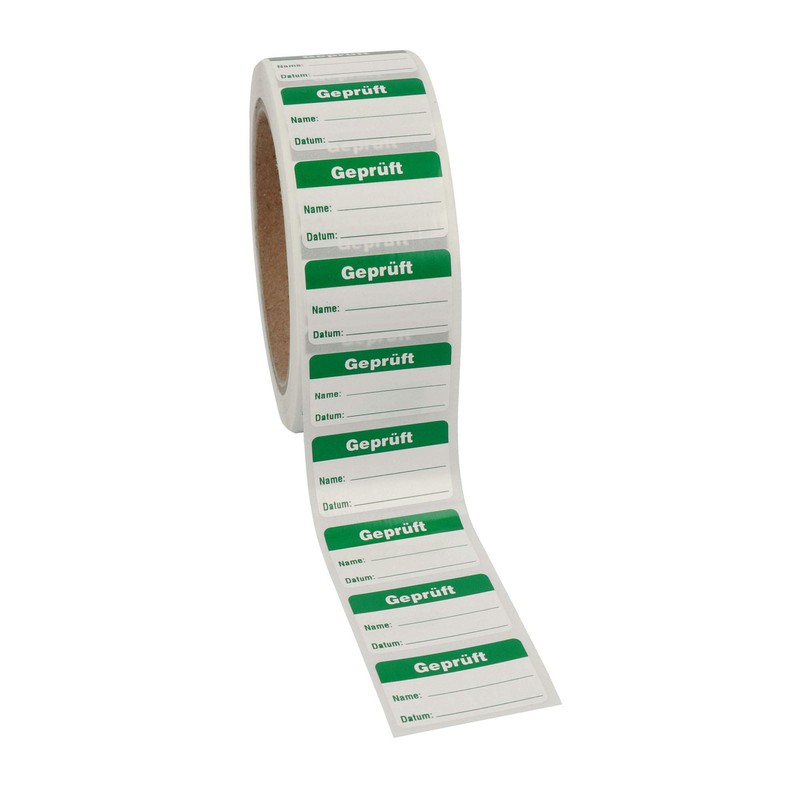 Labelident Quality Assurance Labels – Tested – 38 x 23