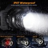 INECOKS Rechargeable Headlamp Super Bright, High Lumens Motion Sensor Head