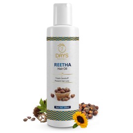 7 Days Reetha Onion Shikakai Bhringraj Amla Hair Oil for Men & Women, 100% Natural Oils and Herbs - Promotes Hair Growth & Controls Hair Fall (100 ml)