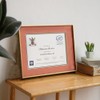 Moopkey A4 Picture Frame Award Frame- 8.3x11.7Inch Gold Display Frame,Horizontal