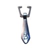 HD Harley Davidson Motor Cycles Silver Zipper Pull Thin Tie