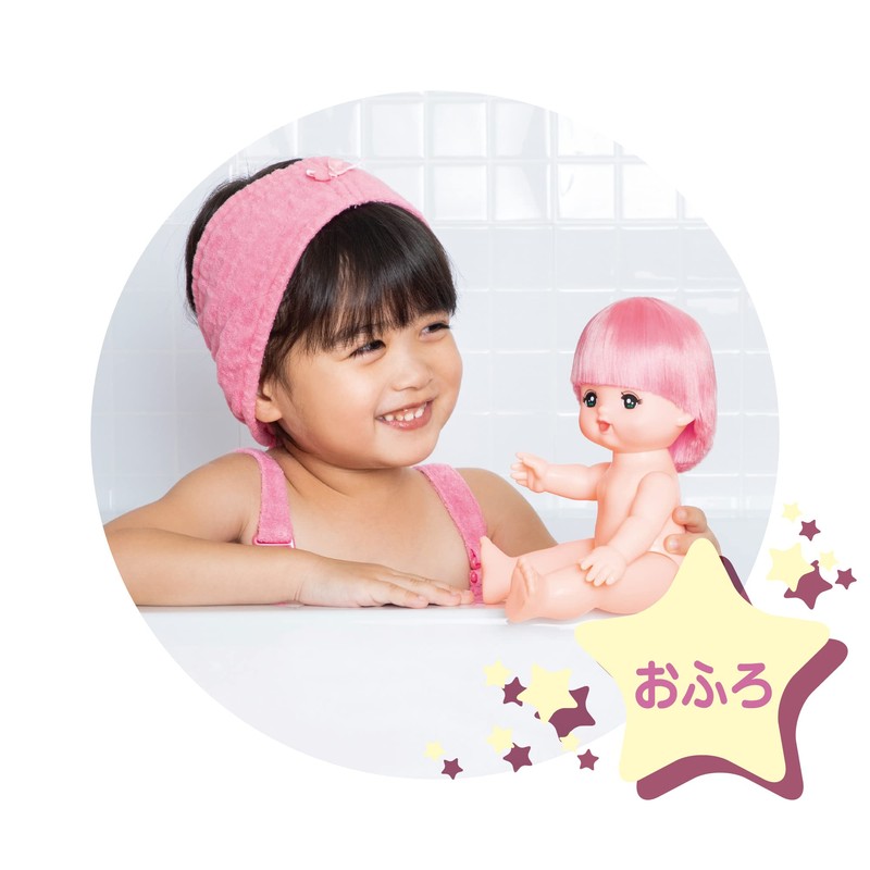 Pilot Corporation Mel-chan Doll Set, Pink