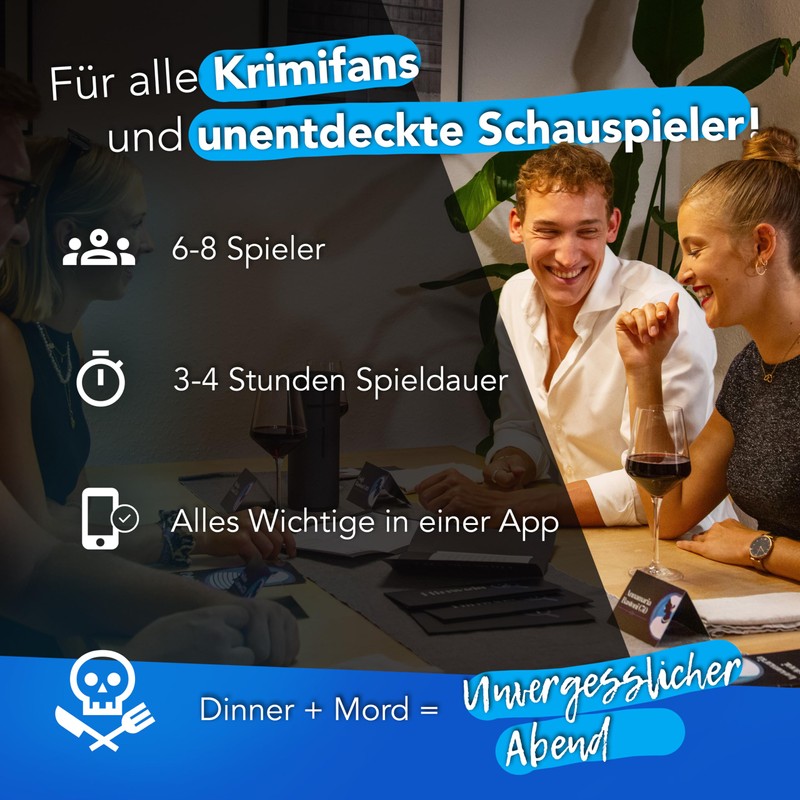 CRIMECASES Crime Dinner for 6-8 Players: The Last Concert |