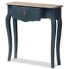 Baxton Studio Classic and Provincial Console Table in Blue Spruce