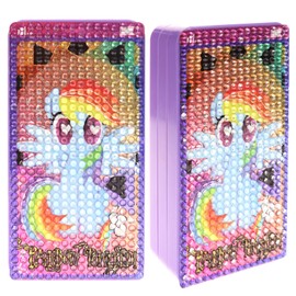 TownleyGirl My Little Pony Super Sparkly Lip Gloss For Girls in Cell Phone Compact, 8 flavors