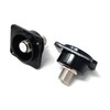 DRUT F-Type Female to Female D-Series Panel Mount Coaxial Adapter