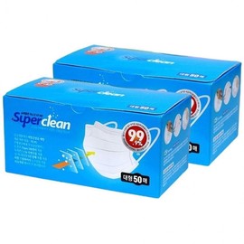 Droplet blocking tissue type mask large size 50 sheets 2P dental disposable fine dust