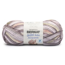 Bernat Softee Baby Jacquards Yarn-Lavender Tea 161052-52006