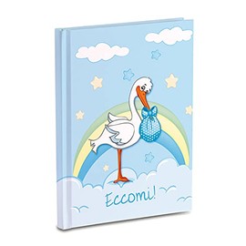 Mareli A4083C-DN Baby Diary 17 x 24 cm Light Blue