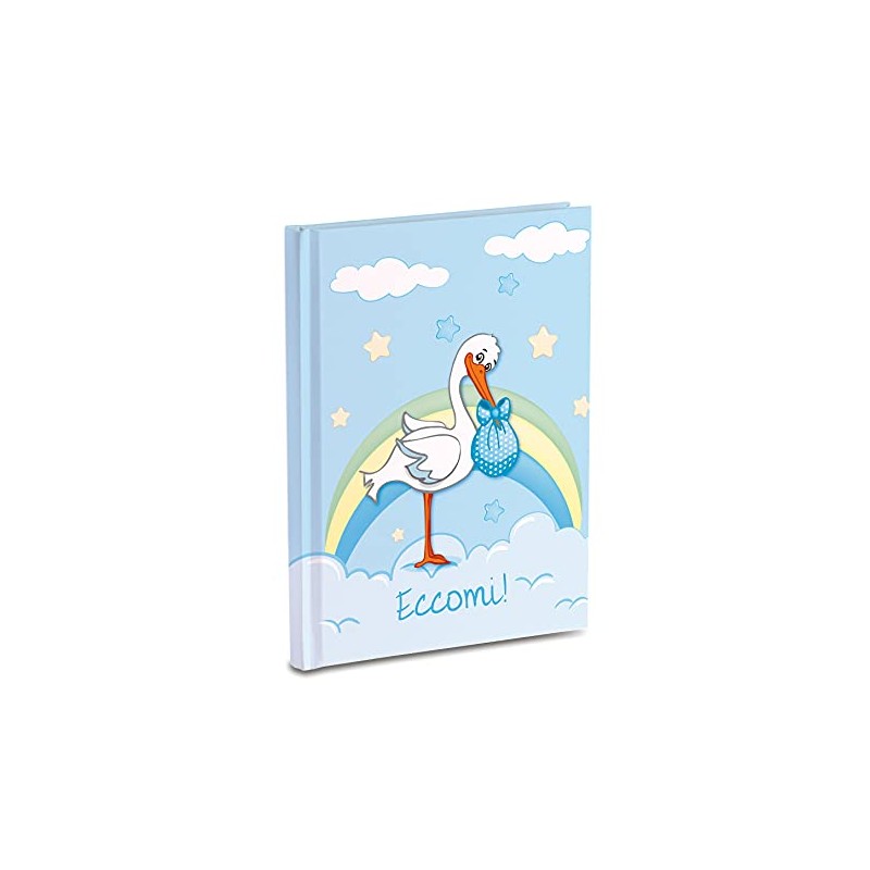 Mareli A4083C-DN Baby Diary 17 x 24 cm Light Blue