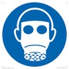 Mandatory: Wear respiratory protection Sign - 150x150mm - S15
