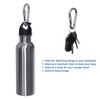 BEWISHOME 4 Pack Carabiner Hooks Hammock Locking Solid Metal D
