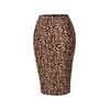 SSOULM Women's Work Office Stretchy Fitted Midi Pencil Skirt with