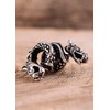 Battle-Merchant Bartperle Drachen Wikinger/Perle für Dreadlocks aus 925er Silber Innendurchmesser