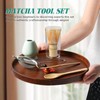 6-Piece Matcha Whisk Set with Bamboo Matcha Whisk and Ceramic