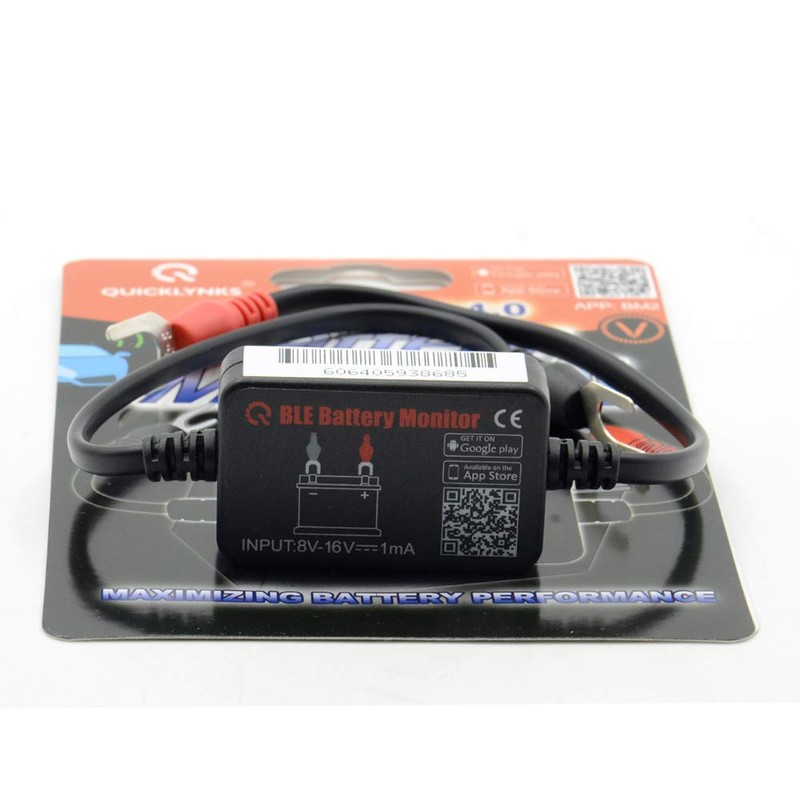 QUICKLYNKS Auto Battery Monitor BM2 Bluetooth 4.0 12V Device Car