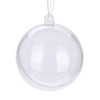 Bola de plástico transparente rellenable, 20 bolas de acrílico transparente,