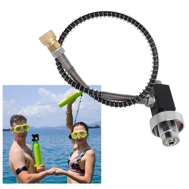 Scuba Diving Air Adapter Strong Air Tightness Air Fill Station