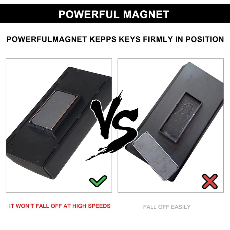 UCkasayfy Magnetic Key Box Hide a Key Outside Strong Magnet
