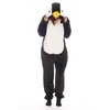 6262-M Just Love Adult Onesie / Onesies / Pajamas,Black Penguin
