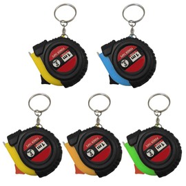 5 Pcs Retractable Tape Measure Ruler with Slide Lock Measuring Tape Retractable Mini Tape Measure Keychains Pocket Size Tape Measure for Measurement Random Color
