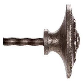 Darice 30022696 Tarnished Gold Knob w/Embossed Vintage Flower