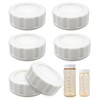 6pcs Travel and Storage Baby Bottle Caps for Pigeon Wide
