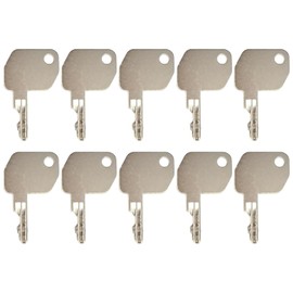 JUUDDENPARTS 10Pcs 92274 Metal Ignition Keys, Replacement for Thwait Replacement for JCB, Replaces 92274
