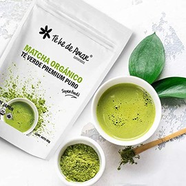 MATCHA ORGÁNICO TE HE DE AMAR  TÉ VERDE PURO  100 Camellia Sinensis Premium Japonés. Lleno de antioxidantes naturales DELICIOSO Y SALUDABLE. 100g (50 