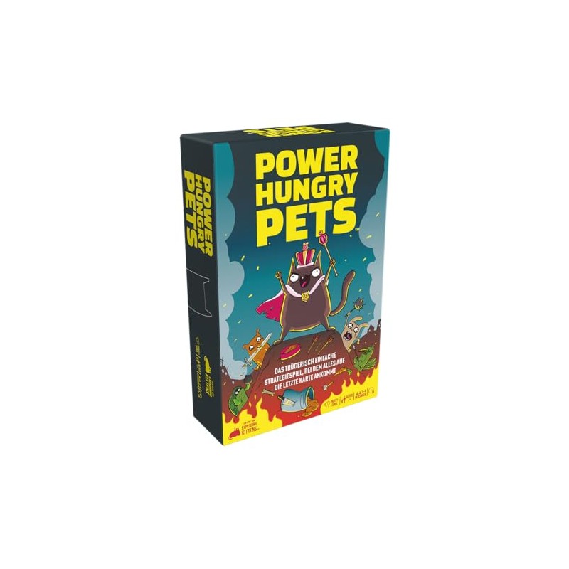 Exploding Kittens, Power Hungry Pets Party Game, Card Game, 2-6